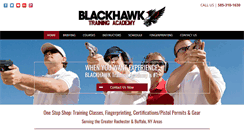 Desktop Screenshot of blackhawktraining.com